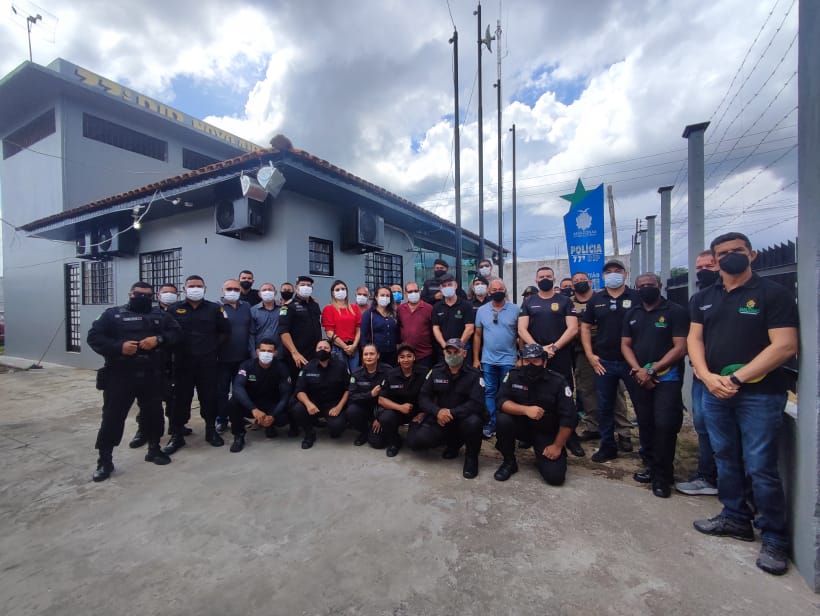 Secretário de Segurança visita unidades das polícias Civil e Militar em Novo Airão e Manacapuru