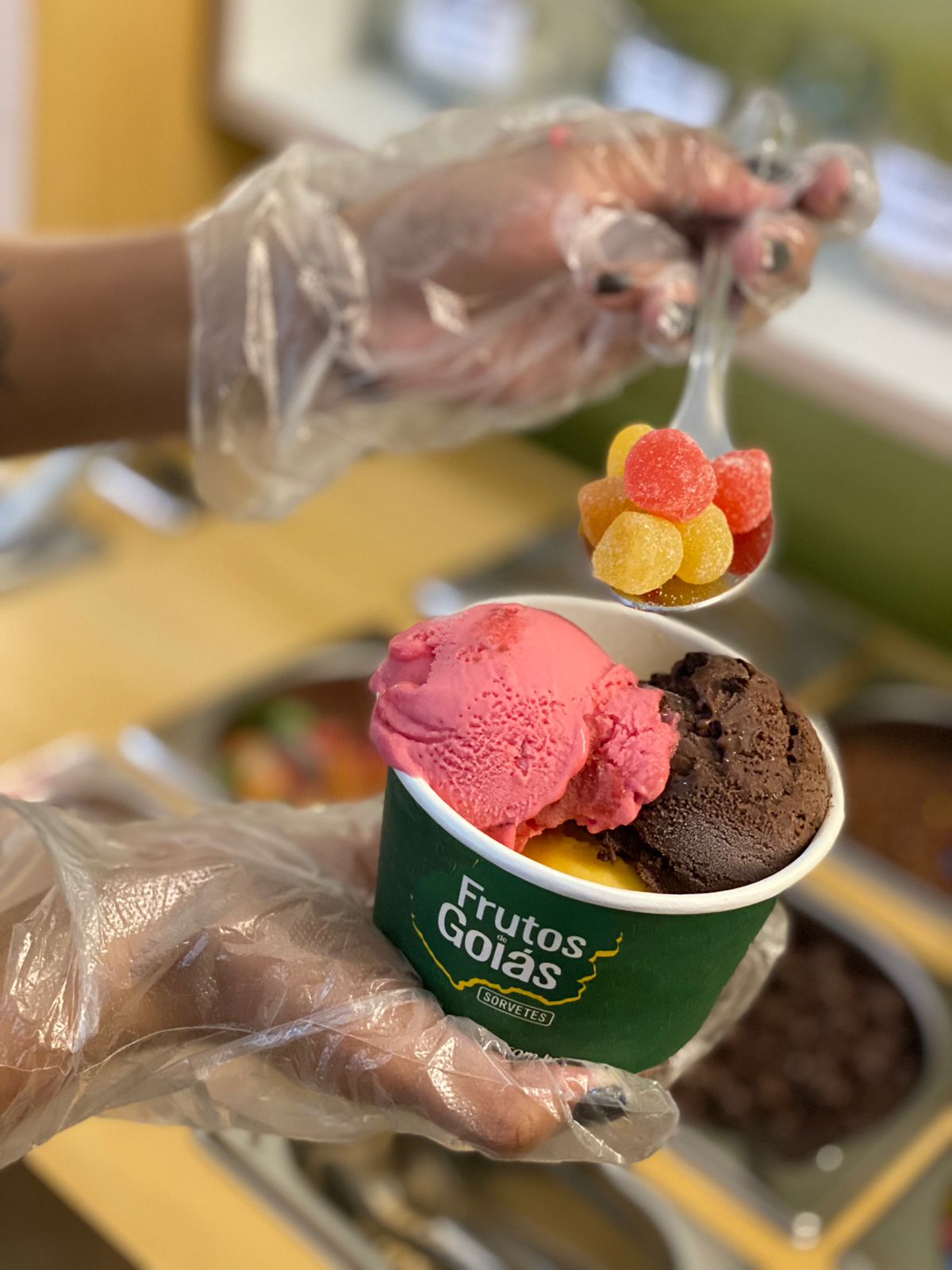 Espaço gastronômico do Parque 10 lança sabores naturais de sorvetes