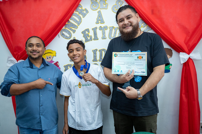 Aluno da prefeitura é medalha de bronze na 7ª Olimpíada de Geografia