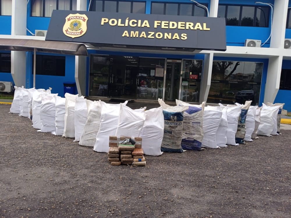 Em 24 horas, forças de segurança do Amazonas apreendem mais de uma tonelada de drogas