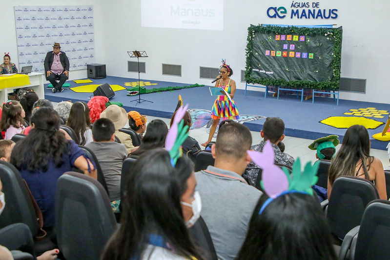 Prefeitura de Manaus realiza 1ª Mostra do Projeto Contação de Histórias da rede municipal de ensino