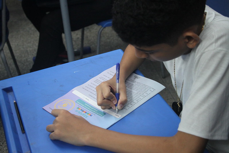 Mais de 34 mil alunos da prefeitura participam do 5º simulado do Educa+Manaus
